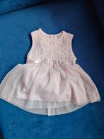 Roze Baby Jurkje Maat 68 prinses feest zacht roze, Ophalen of Verzenden, Gebruikt, Meisje, Jurkje of Rokje