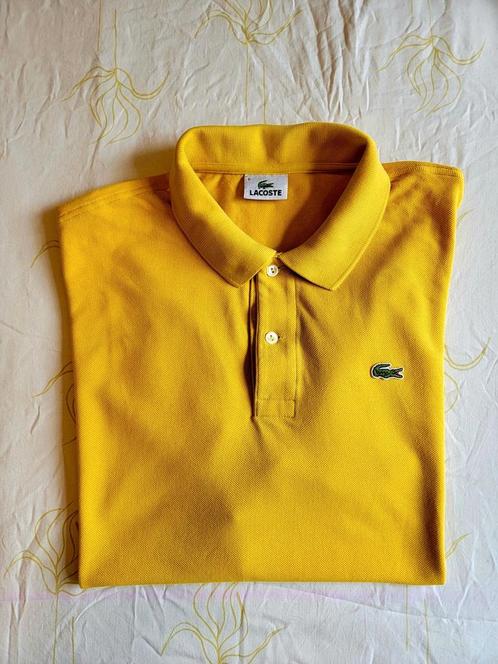 Super mooie, originele, maïsgele Lacoste polo, XXXL, Fr.8, Kleding | Heren, Polo's, Zo goed als nieuw, Overige maten, Geel, Ophalen of Verzenden