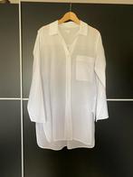 BLOUSE MET LINNEN LANG WIT COS L, Kleding | Dames, Blouses en Tunieken, COS, Wit, Maat 42/44 (L), Ophalen of Verzenden