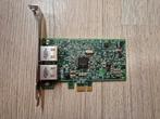 Broadcom Dual-Port Gigabit Ethernet PCIe Netwerkkaart, Ophalen of Verzenden, Zo goed als nieuw