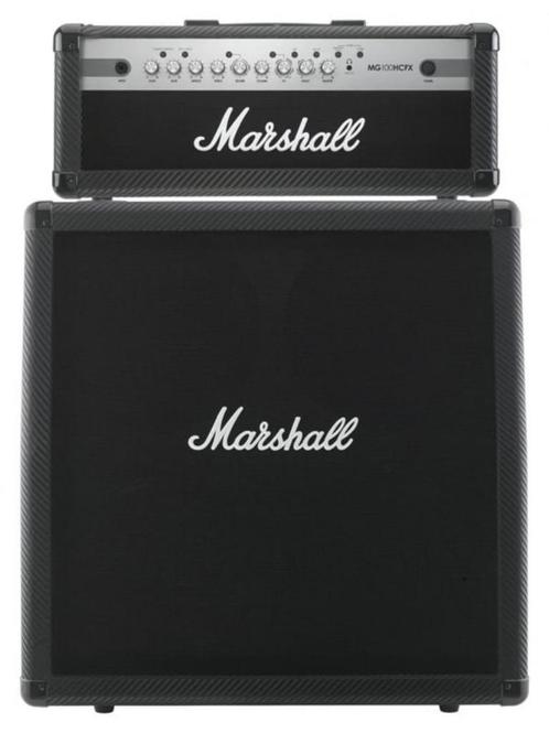 Marshall MG100HCFX plus cabinet, Muziek en Instrumenten, Versterkers | Bas en Gitaar, Gebruikt, Gitaar, 100 watt of meer, Ophalen