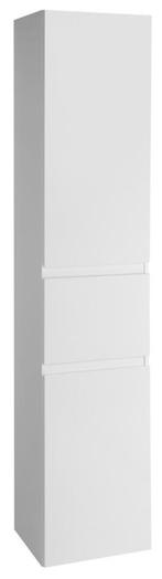 Hoge kolomkast 184x40x31 Glans wit incl. wasmand greelpoos, Nieuw, Overige materialen, 25 tot 50 cm, Minder dan 50 cm