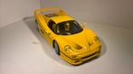 Ferrari f50 coupé yellow maisto 1.18, Maisto, Ophalen of Verzenden, A, A