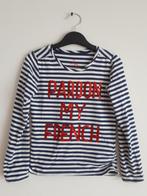 Blauwwit, gestreepte longsleeve, Ophalen of Verzenden, Gebruikt, Meisje, Shirt of Longsleeve