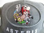 Vintage washed grey snapback cap asterix obelix idefix, Ophalen, Info@taurusvintage.nl, ASTERIX, One size fits all