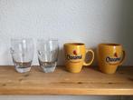 3 bekers + 3 glazen chocomel, de echte. Chocolademelk mok, Ophalen of Verzenden, Zo goed als nieuw, Overige typen