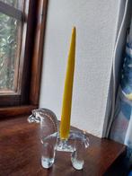 Dala-Paardje Kaarsenhouder van Kosta Boda en Tante Brocante, Overige materialen, Overige kleuren, Ophalen of Verzenden, Zo goed als nieuw