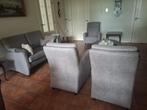 Zitgroep / zitcombinatie taupe, Huis en Inrichting, Ophalen, Zo goed als nieuw, Stof, Landelijk / klassiek