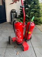 Diverse Ajax Brandblussers met Karretje, Ophalen, Gebruikt, Brandblusser