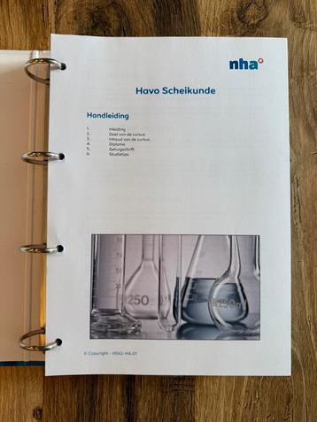Scheikunde HAVO – volledige NHA-cursus staatsexamen beschikbaar voor biedingen