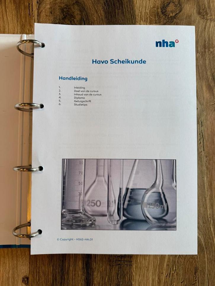 Scheikunde HAVO – volledige NHA-cursus staatsexamen, Boeken, Studieboeken en Cursussen, Nieuw, Overige niveaus, Beta, Ophalen of Verzenden