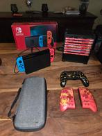 Nintendo switch plus veel exstra's, Spelcomputers en Games, Spelcomputers | Nintendo Switch, Ophalen of Verzenden, Zo goed als nieuw