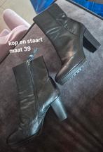 Zwarte enkellaarsjes met hak, maat 39, Kleding | Dames, Ophalen, Zwart, Lage of Enkellaarzen, Kop en staart
