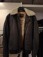 Te koop Pall mall  piloten jas, Kleding | Heren, Ophalen of Verzenden, Zo goed als nieuw, Maat 52/54 (L), Bruin