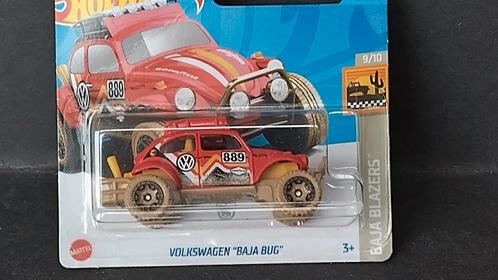 Volkswagen VW Baja Bug Treasure Hunt 1:64 Hotwheels Pol, Hobby en Vrije tijd, Modelauto's | Overige schalen, Nieuw, Auto, Ophalen of Verzenden