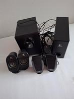 Logitech Surround Sound Systeem, Audio, Tv en Foto, Luidsprekers, Ophalen of Verzenden, Gebruikt, Minder dan 60 watt, Complete surroundset
