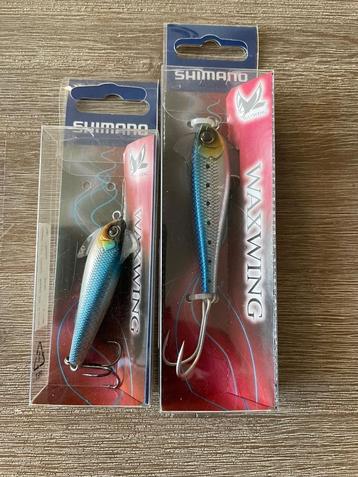 2x Shimano WaxWing   beschikbaar voor biedingen