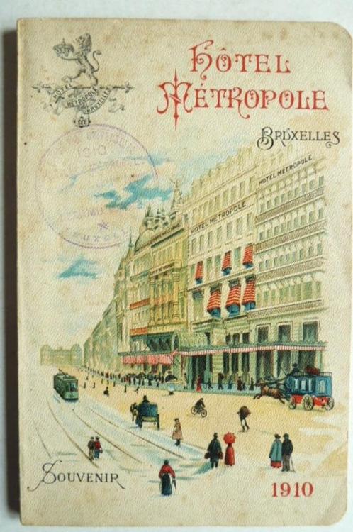Hotel Metropole Bruxelles Souvenir 1910, Antiek en Kunst, Antiek | Boeken en Bijbels, Ophalen of Verzenden