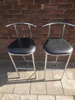 Te koop 2 laatste barkrukken €15,- Zo Meenemen, Huis en Inrichting, 2 krukken, Ophalen, Zo goed als nieuw, 60 tot 90 cm