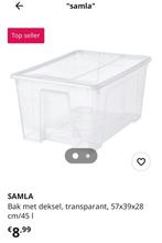 Ikea Samla middelgrote bakken met deksel, Huis en Inrichting, Ophalen, Gebruikt