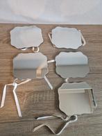 5 spiegeltjes, Antiek en Kunst, Antiek | Spiegels, Ophalen of Verzenden, Minder dan 50 cm