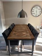 Stoelen en Lamp te Koop, Huis en Inrichting, Ophalen of Verzenden, Gebruikt, Metaal