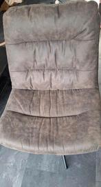 Stoere Draaifauteuil - Landelijk Industrieel, Ophalen, Gebruikt, Bruin, Metaal