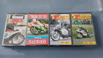 Unieke cassettebandjes motorrace TT  beschikbaar voor biedingen