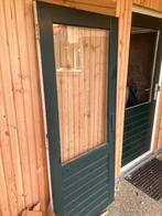 Hardhouten buitendeur, Ophalen, Gebruikt, 80 tot 100 cm, Buitendeur