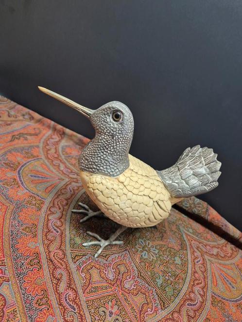 Antieke Vogel Decoratie, Antiek en Kunst, Antiek | Woonaccessoires, Ophalen of Verzenden