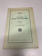 List fan offisiele Fryske plantenammen, Boeken, Ophalen of Verzenden, Gelezen