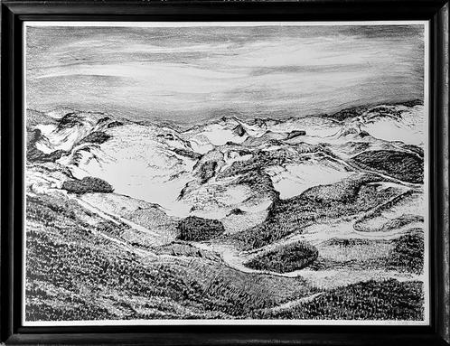 Chris Lebeau - Duinlandschap, Antiek en Kunst, Kunst | Litho's en Zeefdrukken, Ophalen