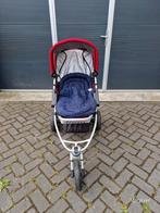 Quinny Speedi SX 3-wiel kinderwagen met regenhoes, rood, Ophalen, Zo goed als nieuw, Quinny, Voetenzak