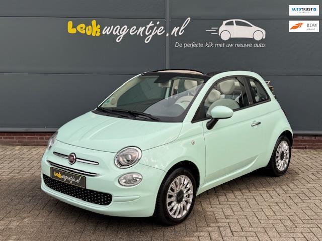 Fiat 500 C 1.0 Hybrid Lounge Cabrio *carplay *cruise *p-sens, Auto's, Fiat, Bedrijf, Te koop, 500C, ABS, Airbags, Airconditioning