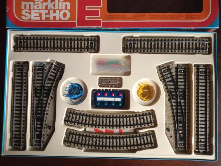 Märklin rail uitbreidingset 5191 in ovp zgan (3), Hobby en Vrije tijd, Modeltreinen | H0, Zo goed als nieuw, Rails, Wisselstroom