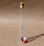 Glazen flesje met mini dobbelsteentjes fles dobbelstenen, Ophalen of Verzenden, Gebruikt, Overige typen