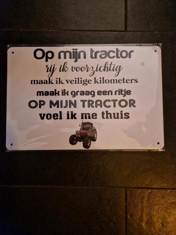 Op mijn tractor Fiatagri reclamebord beschikbaar voor biedingen