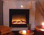 Sfeerhaard met schouw (hoekmodel), Huis en Inrichting, Haarden, Ophalen, Zo goed als nieuw, Vrijstaande haard, Elektrische haard