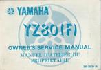 Yamaha YZ80 F Owner service manual (7146z), Motoren, Ophalen of Verzenden, Yamaha