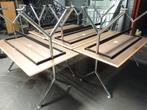 Solide tafels / kantoortafel / werktafel 180x90cm staal/hout, Gebruikt, Design, Vijf personen of meer, Nb