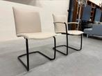 2 Nieuw Leolux Freyr eetkamerstoelen Leer Design stoel, Huis en Inrichting, Leolux, Twee, Nieuw, Leer