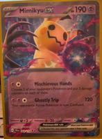 Mimikyu ex Pokemonkaart HP 190 orgineel, Ophalen of Verzenden, Zo goed als nieuw, Losse kaart