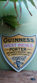 Zeldzaam reclamebord Guinness West Indies, Verzamelen, Ophalen of Verzenden, Nieuw, Reclamebord, Plaat of Schild, Overige merken