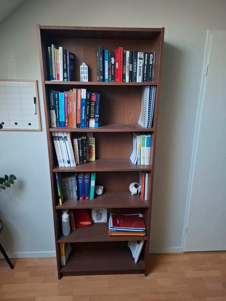 Houten Billy Boekenkast, Huis en Inrichting, Kasten | Boekenkasten, Gebruikt, 50 tot 100 cm, 200 cm of meer, 25 tot 50 cm, Met plank(en)