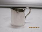 melkkannetje zilver kleurig gemerkt 4 cm hoog (303), Antiek en Kunst, Ophalen of Verzenden, Zilver