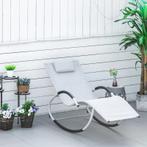schommelstoel schommelstoel tuin met hoofdsteun NIEUW INDOOS, Ophalen of Verzenden, Nieuw, Aluminium