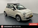 Fiat 500C 1.2i Lounge Automaat-Airco-Parkeersensoren-Lm15''v, Auto's, Euro 5, Gebruikt, 4 cilinders, Leder en Stof