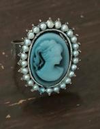 Ring - Barok - baroque - Gothic, Sieraden, Tassen en Uiterlijk, Ringen, Ophalen of Verzenden, Zo goed als nieuw, Zilver, Dame