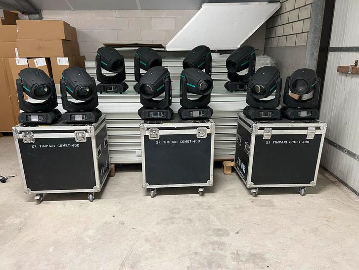 Timpani Comet 400 Moving Heads, Muziek en Instrumenten, Licht en Laser, Gebruikt, Licht, Geluidgestuurd, Ophalen