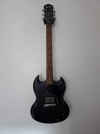 Epiphone SG Junior Zwart inclusief versterker, Muziek en Instrumenten, Snaarinstrumenten | Gitaren | Elektrisch, Ophalen, Gebruikt